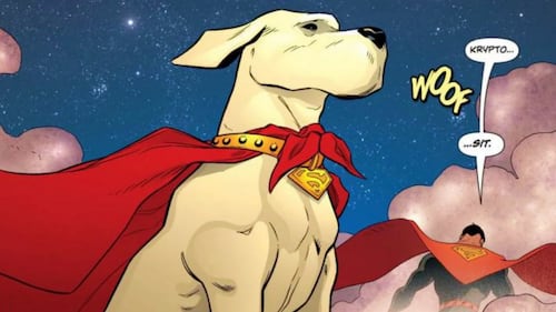 Primera imagen de Krypto, el perro de Superman, en la nueva película de James Gunn