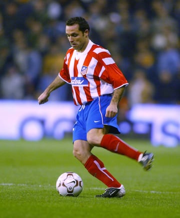 Jugó en el Atlético de Madrid desde 2002 a 2005
