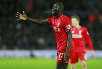 Mamadou Sakho con el Liverpool.