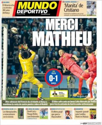 Portadas de la prensa deportiva