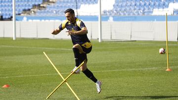 Entrenamiento Deportivo de La Coruña. Lucas Pérez