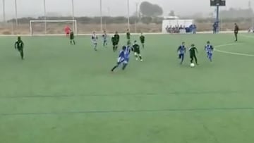 El hijo de Ernesto Valverde anotó este gran gol y se hizo viral