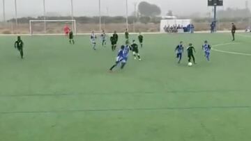 Al hijo de Alejandro Valverde le va más el fútbol que el ciclismo: el golazo que rinde a Twitter