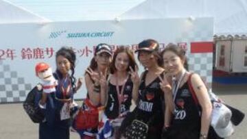 Las aficionadas 'tuneadas'.