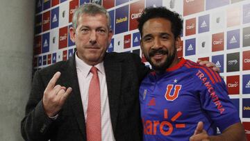 Universidad de Chile presenta a su nuevos refuerzos Jean Beausejour.