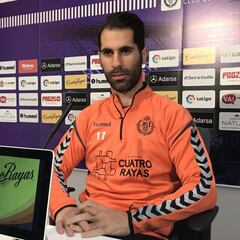 Javi Moyano: "Sólo nos vale ganar al Numancia"