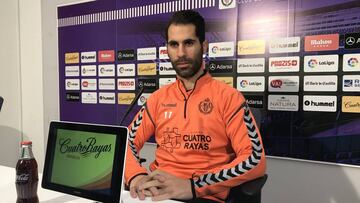 Javi Moyano: "Sólo nos vale ganar al Numancia"