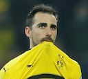 Alcácer, última baja del Dortmund ante el Tottenham