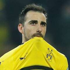 Alcácer, última baja del Dortmund ante el Tottenham