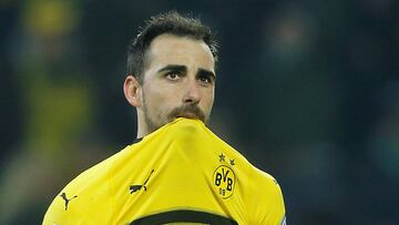 Alcácer, última baja del Dortmund ante el Tottenham