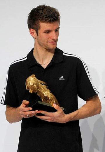 Cuatro años más tarde Alemania repitió con la Bota de Oro gracias a los cinco tantos conseguidos por el artillero Thomas Müller.