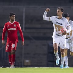 Pumas y Toluca empataron en la Copa Sky