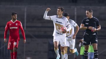 Pumas y Toluca empataron en la Copa Sky