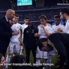 Definitivamente es especial: la charla de Zidane a los suyos antes de la prórroga