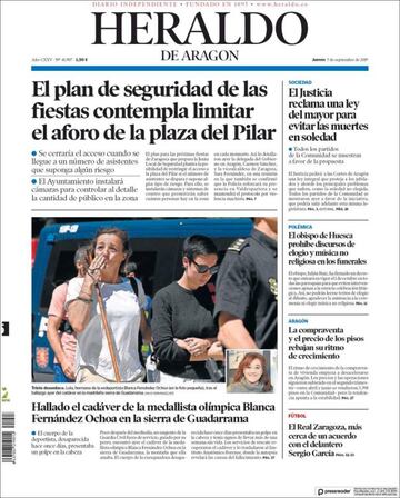 Así ha despedido la prensa española a Blanca Fernández Ochoa