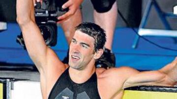 <b>EL QUE FALTABA. </b>Phelps, otra vez el más rápido en 100 mariposa.