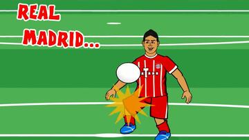 Dardo de la Bundesliga al Real Madrid por James Rodríguez
