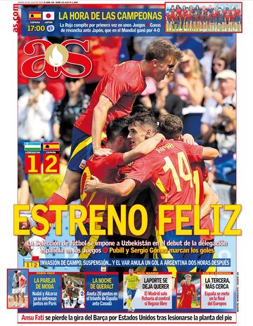 Las portadas de AS de julio