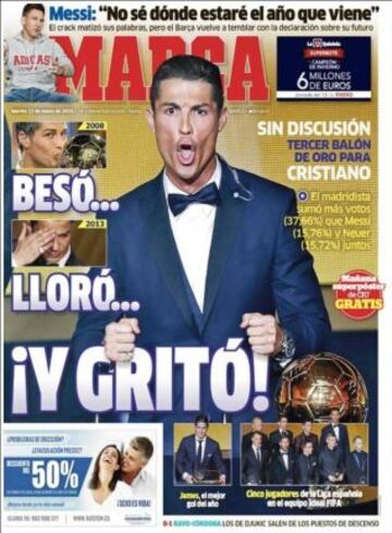 Portadas de la prensa deportiva