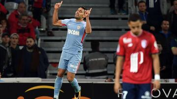 Falcao y Mónaco ante Lille, un equipo al borde del descenso