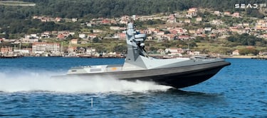 Así es el Sead 23, el dron marítimo de patrullaje que ha recibido la Armada: “Ventaja táctica significativa”
