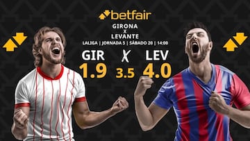 Girona FC vs. Levante UD: horario, dónde ver, pronósticos y clasificación