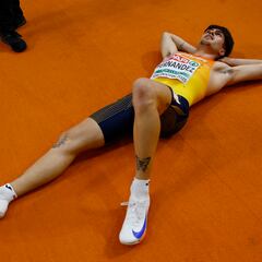 Markel Fernández, baja en los 400 metros de los Mundiales