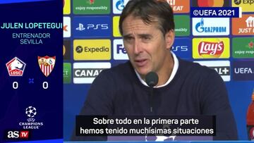 Lopetegui: "Nos faltó plasmar nuestra superioridad... y esto es la Champions"