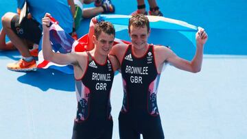 Alistair Brownlee y Jonathan Brownlee.