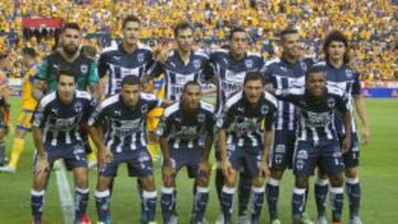 El 11 inicial de Monterrey ante Tigres