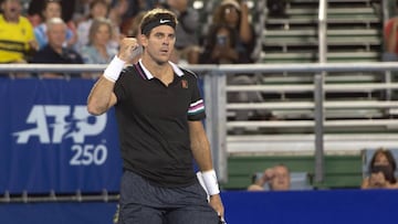 Del Potro regres&oacute; con victoria tras su lesi&oacute;n.