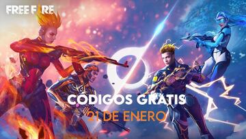 Free Fire | Códigos de hoy sábado 21 de enero de 2023: recompensas gratis