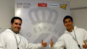 <b>GANADORES. </b>Álvarez y Osuna, el sábado en Cornellà-El Prat.