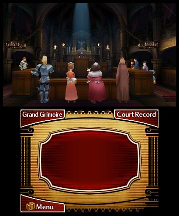 Captura de pantalla - El Profesor Layton vs. Phoenix Wright: Ace Attorney (3DS)