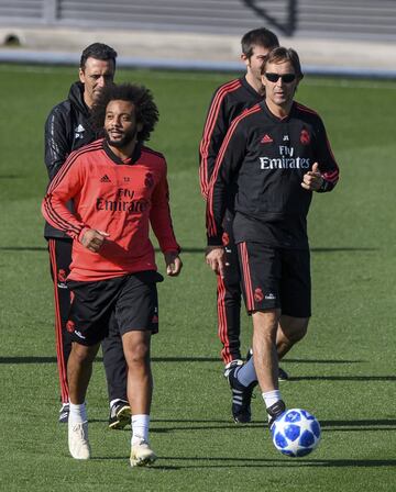 Marcelo y Julen Lopetegui.