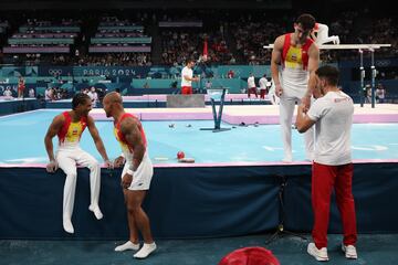 Thierno Diallo, Ray Zapata y Nicolau Mir.