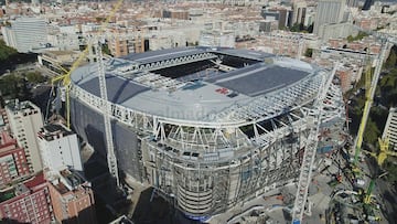 El Real Madrid quiere que el nuevo estadio Santiago Bernabéu esté listo para la temporada que viene. Descubre cómo siguen las obras que encaran la recta final.