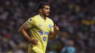    Henry Martin celebrates his goal 1-1 of America during the game Leon vs America, corresponding Round 06 the Torneo Apertura 2022 of the Liga BBVA MX at Nou Camp -Leon- Stadium, on July 31, 2022.

<br><br>

 Henry Martin  celebra su gol 1-1 de America durante el partido Leon vs America, correspondiente a la Jornada 06 del Torneo Apertura 2022 de la Liga BBVA MX en el Estadio Nou Camp -Leon-, el 31 de julio de 2022.