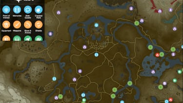 Crean un Google Maps interactivo de Zelda: Breath of the Wild