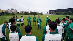 Ricardo Cadena le exige al Tricolor Sub-23 mayor concentración ante Chile