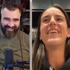 Caitlin Clark confesses her favorite player in the NFL to the Kelce brothers: watch the reaction of Travis