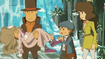 Captura de pantalla - Profesor Layton y el Legado de la Super Civilizacin (3DS)