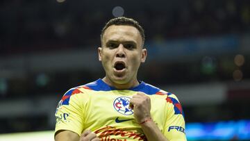 Jonathan Rodríguez, atacante del América