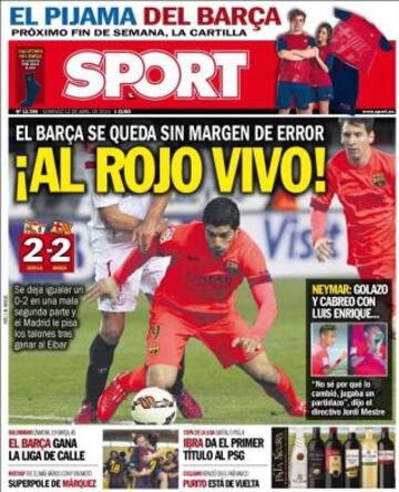 Portadas de la prensa deportiva