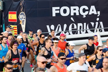 Mensaje de Fuerza, Valencia. Lema muy repetido durante el último mes, tras las riadas provocadas por la DANA del 29 de octubre.