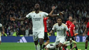 Con gol de Antonio Rudiger, el Real Madrid inició con victoria el 2024 y se afianzó del liderato por una jornada más independientemente de lo que haga el Girona.