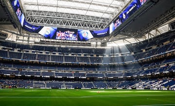 Vista interior del nuevo estadio madridista. 