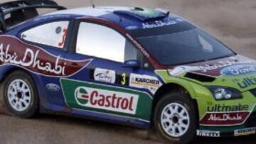 Hirvonen en pleno tramo del Rally de Turquía