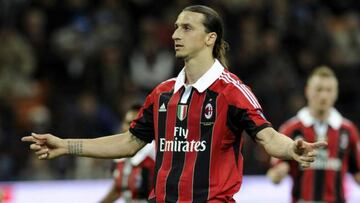 Zlatan during his spell at AC Milan.