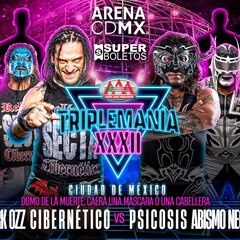 Triple A: Cartel completo para Triplemanía XXXII en la Ciudad de México